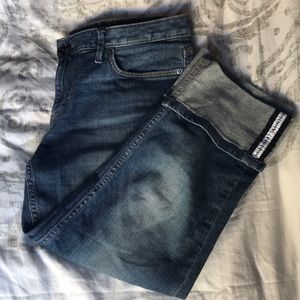 Denim Crop Pants